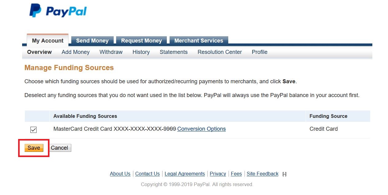 取消PayPal坑人的汇率结算